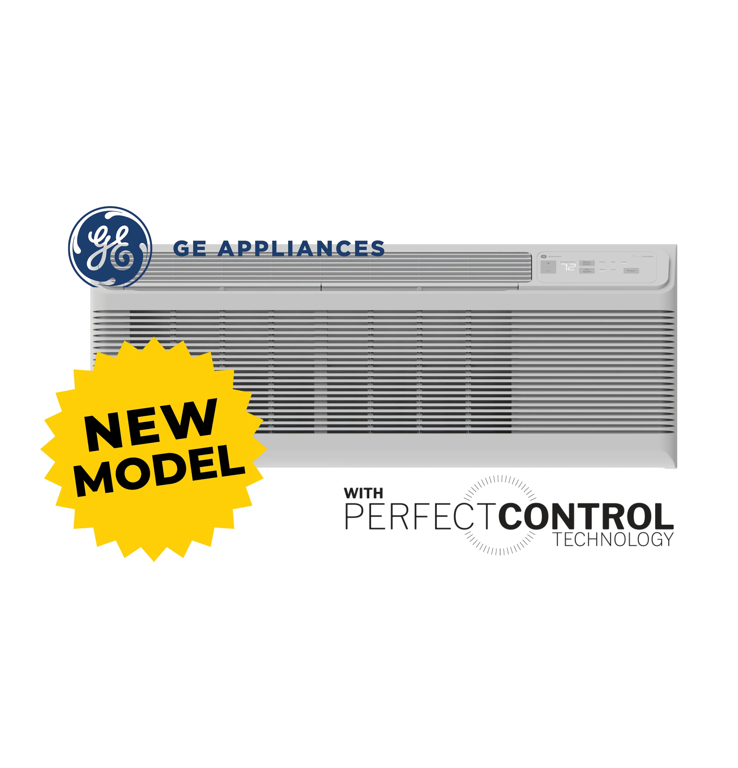 GE Zoneline Perfect Control Variable Speed Heat Pump PTAC with Corrosion Protection - 4,000 to 15,000 BTU - 208/230 V