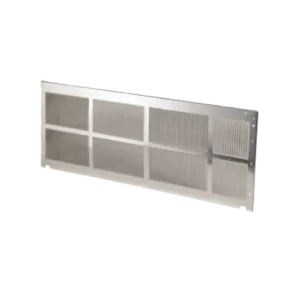 Distinctions Single Pack Stamped Aluminum Grille (Natural Aluminum Color)
