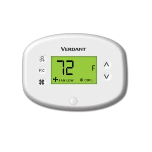 Verdant Standalone Energy Management Thermostat - Compatible with All HVAC Types - VX2 White