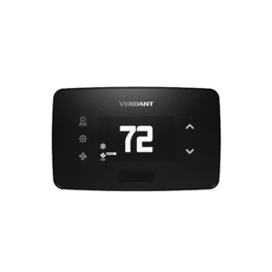 Verdant Standalone Energy Management Thermostat - Compatible with All HVAC Types - VX4 Black