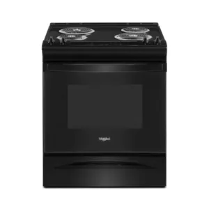 Whirlpool 30" Wide Electric Range - 4.8 Cu. Ft. - Black