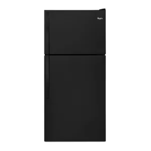 Whirlpool 18.0 Cu. Ft. Top Freezer Refrigerator - 30" Wide - Black