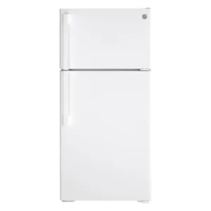 GE 15.6 Cu. Ft. Top Freezer Refrigerator - 28" Wide - White