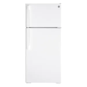 GE 16.6 Cu. Ft. Top Freezer Refrigerator - 28" Wide - White