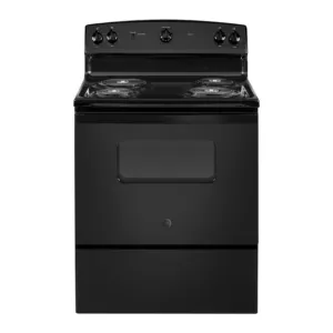 GE 30" Wide Free-Standing Electric Range - 5.0 Cu. Ft. - Black