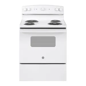 GE 30" Wide Free-Standing Electric Range - 5.0 Cu. Ft. - White