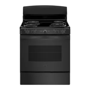 GE 30" Wide Free-Standing Electric Range - 5.0 Cu. Ft. - Black