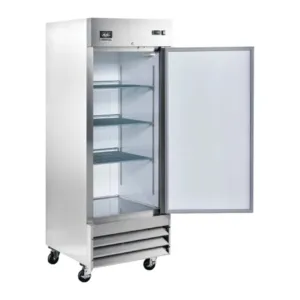 Nexel 23 Cu. Ft. Reach In Refrigerator - 1 Solid Door - Stainless Steel