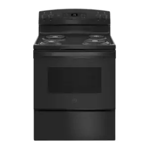 GE 30" Wide Free-Standing Electric Range - 5.0 Cu. Ft. - Black