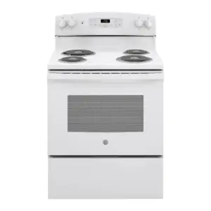 GE 30" Wide Free-Standing Electric Range - 5.0 Cu. Ft. - White